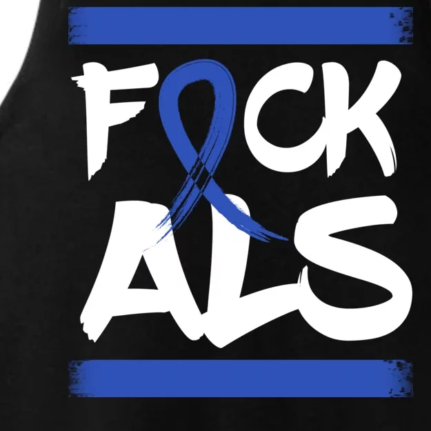 F*uck ALS Ladies Tri-Blend Wicking Tank