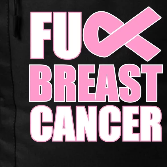 Fuck Breast Cancer Fight Logo Daily Commute Backpack