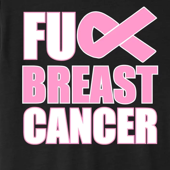 Fuck Breast Cancer Fight Logo ChromaSoft Performance T-Shirt