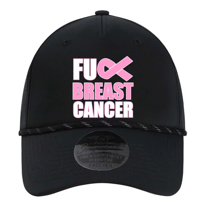 Fuck Breast Cancer Fight Logo Performance The Dyno Cap