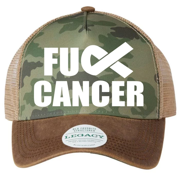 Fuck Cancer Fight Logo Legacy Tie Dye Trucker Hat