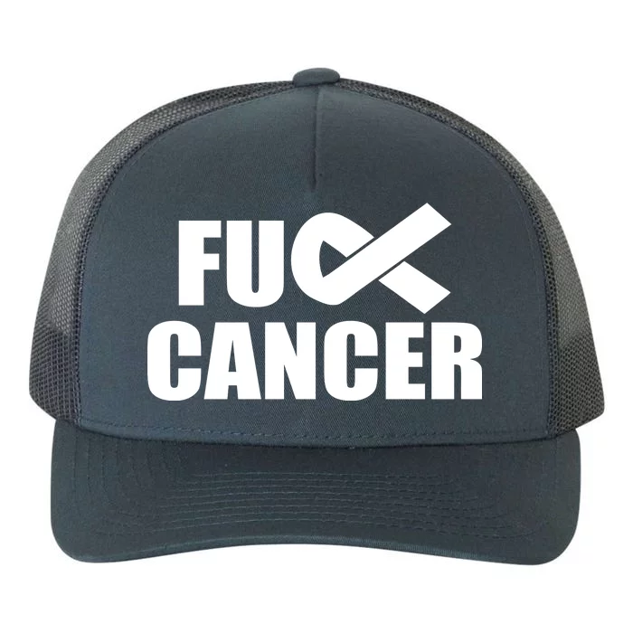 Fuck Cancer Fight Logo Yupoong Adult 5-Panel Trucker Hat