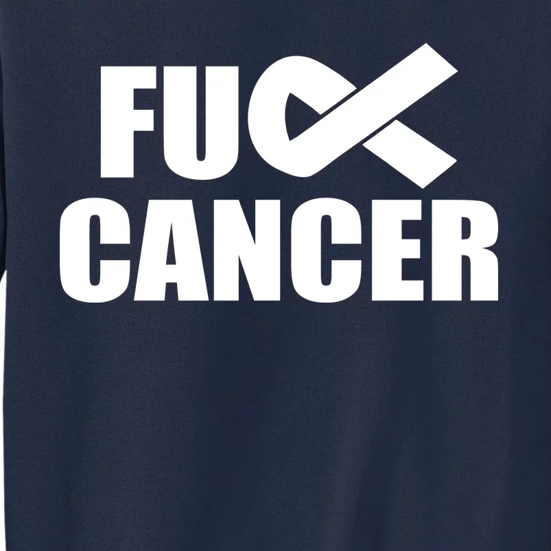 Fuck Cancer Fight Logo Tall Sweatshirt