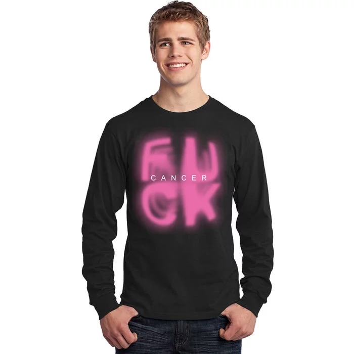 Fuck Cancer Logo Tall Long Sleeve T-Shirt