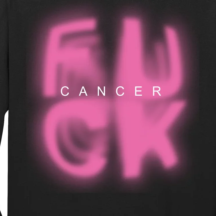 Fuck Cancer Logo Tall Long Sleeve T-Shirt