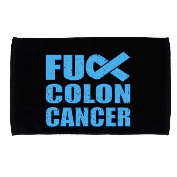 Fuck Colon Cancer Microfiber Hand Towel