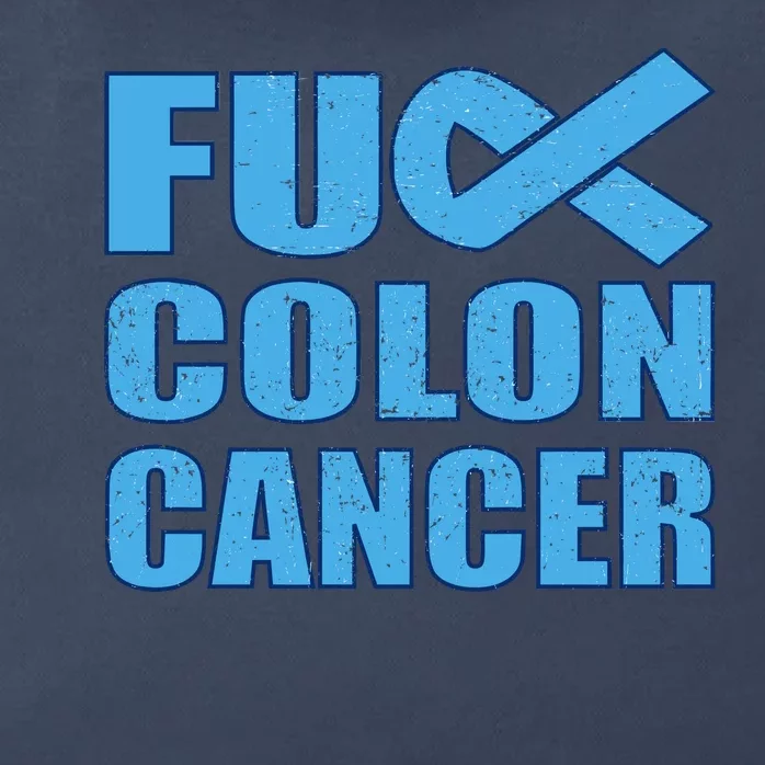 Fuck Colon Cancer Zip Tote Bag