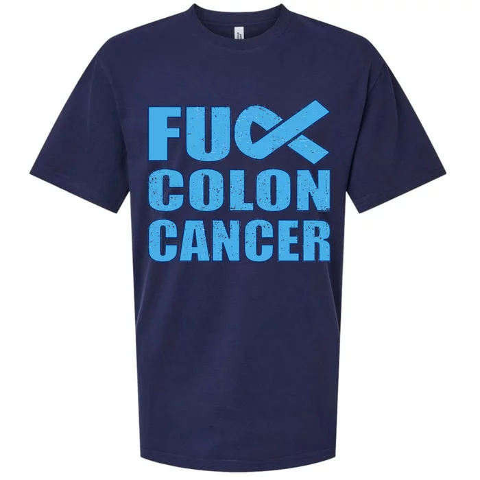 Fuck Colon Cancer Sueded Cloud Jersey T-Shirt