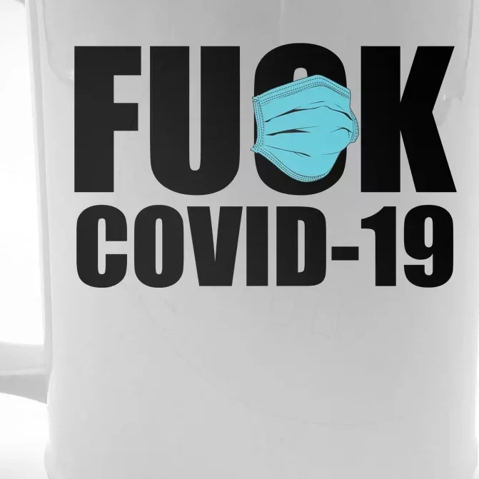 Fuck COVID-19 Front & Back Beer Stein