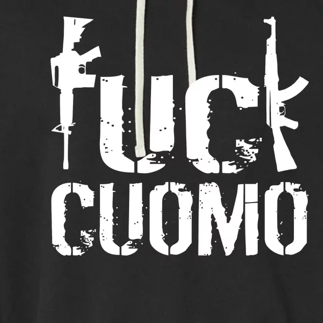 Fuck Cuomo Gun Rights Garment-Dyed Fleece Hoodie