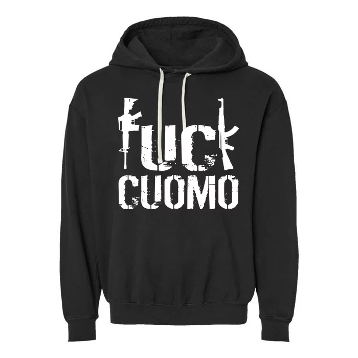 Fuck Cuomo Gun Rights Garment-Dyed Fleece Hoodie