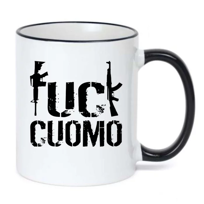 Fuck Cuomo Gun Rights Black Color Changing Mug