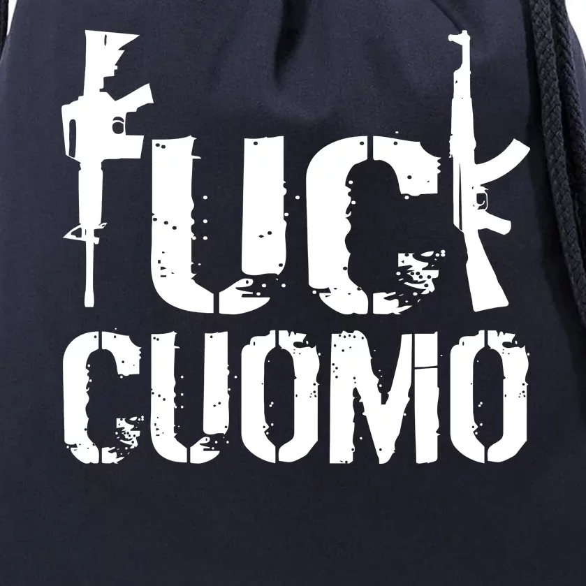 Fuck Cuomo Gun Rights Drawstring Bag