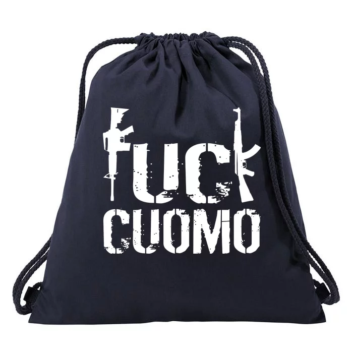 Fuck Cuomo Gun Rights Drawstring Bag