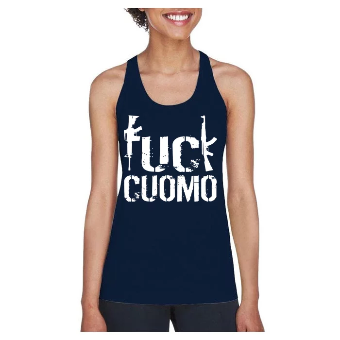 Fuck Cuomo Gun Rights Women's Racerback Tank