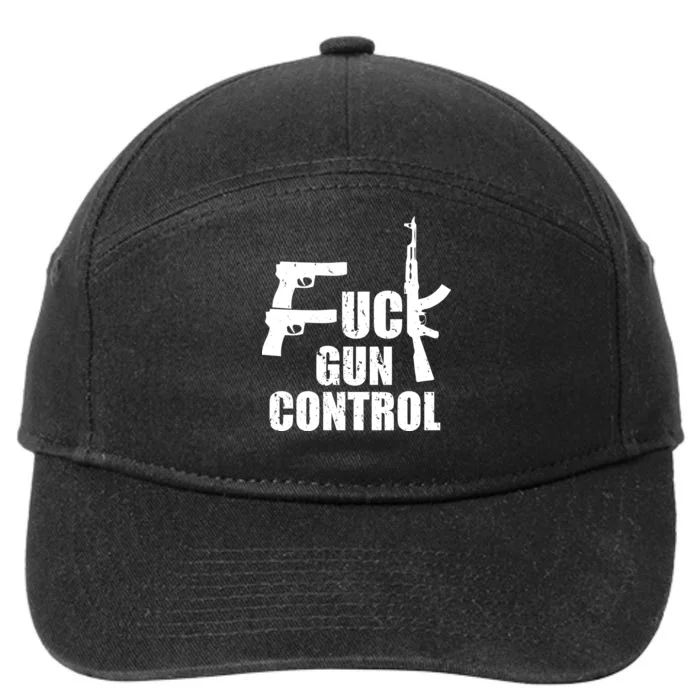 Fuck Gun Control 7-Panel Snapback Hat