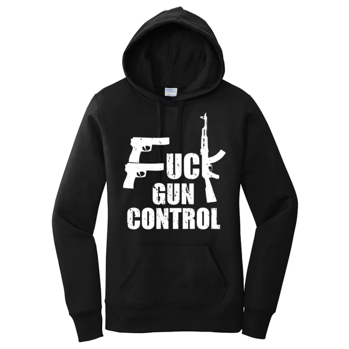 Fuck Gun Control Women's Pullover Hoodie