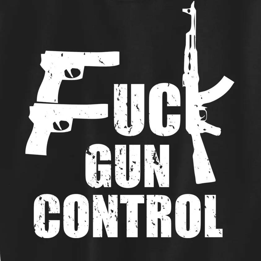 Fuck Gun Control Kids Sweatshirt