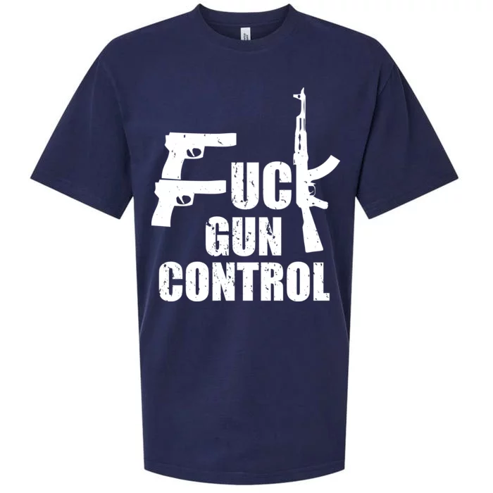 Fuck Gun Control Sueded Cloud Jersey T-Shirt