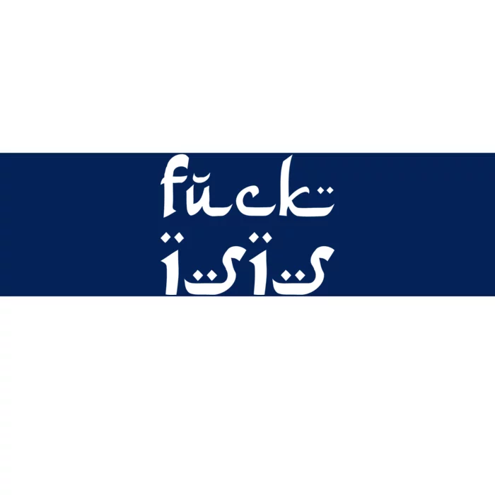 Fuck Isis Arabic Logo Bumper Sticker