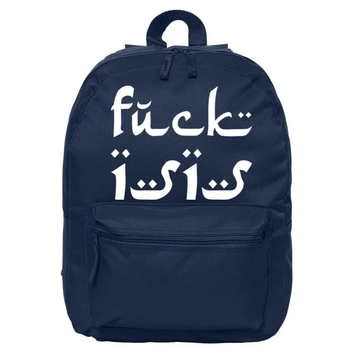 Fuck Isis Arabic Logo 16 in Basic Backpack