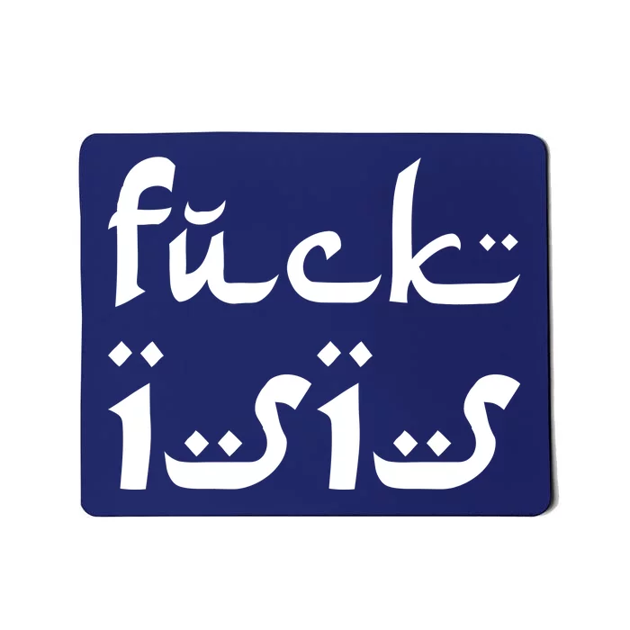 Fuck Isis Arabic Logo Mousepad