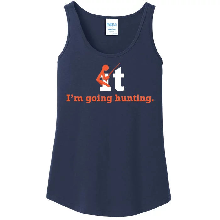 Fuck It I'm Going Hunting Ladies Essential Tank