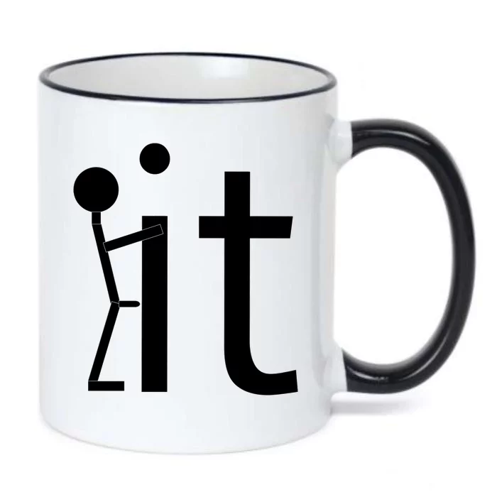 Fuck It Logo Figure Black Color Changing Mug