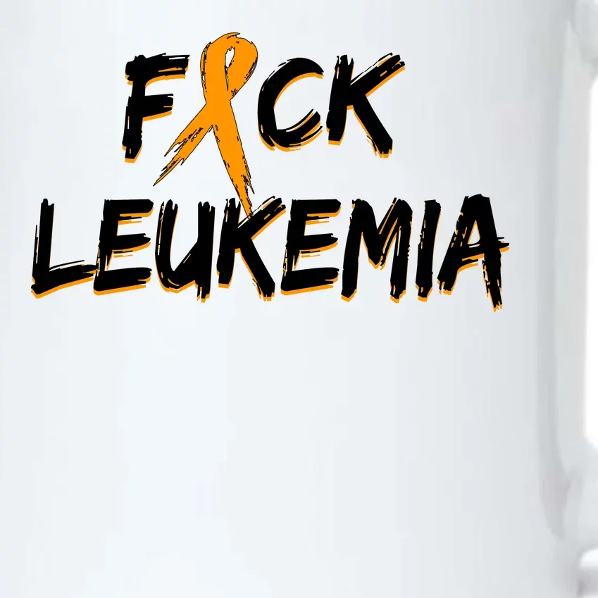 Fuck Leukemia Black Color Changing Mug