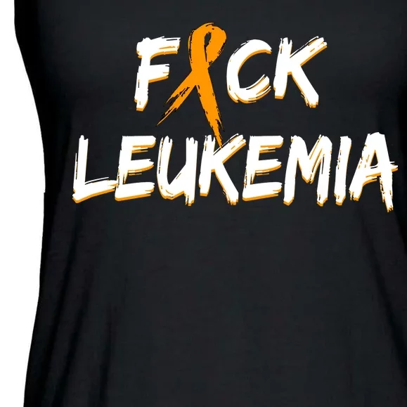 Fuck Leukemia Ladies Essential Flowy Tank