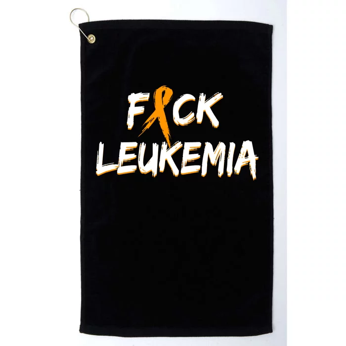 Fuck Leukemia Platinum Collection Golf Towel