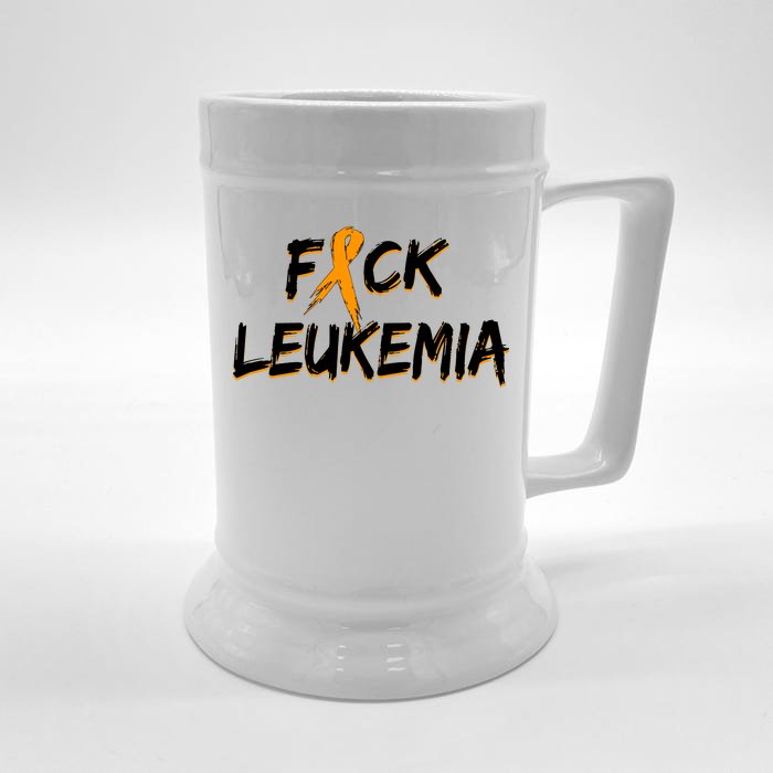 Fuck Leukemia Front & Back Beer Stein