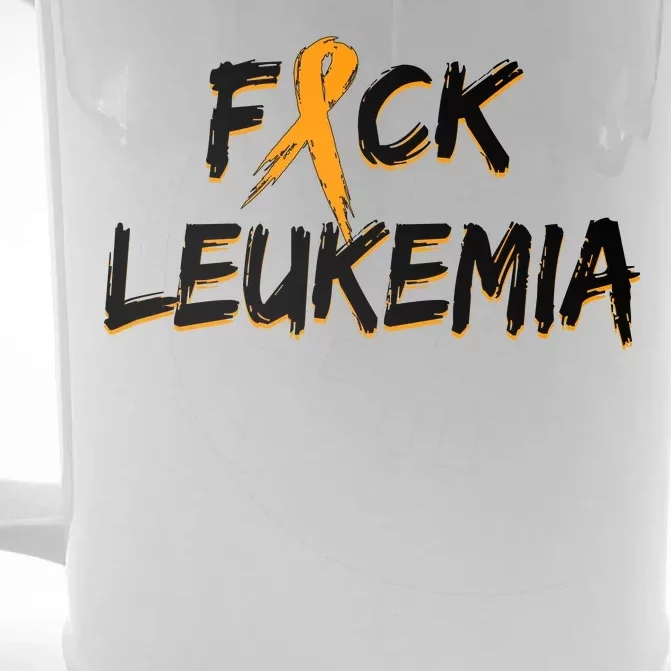 Fuck Leukemia Front & Back Beer Stein