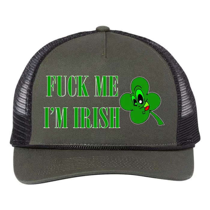 Fuck Me I'm Irish Retro Rope Trucker Hat Cap