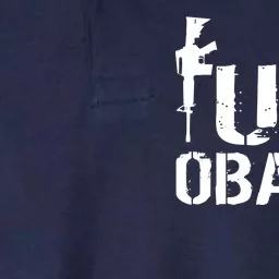 Fuck Obama Gun Rights Softstyle Adult Sport Polo