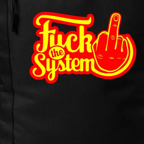 Fuck The System Daily Commute Backpack