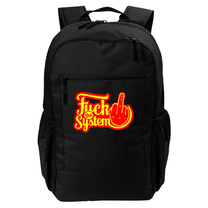 Fuck The System Daily Commute Backpack