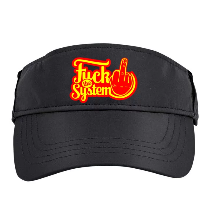 Fuck The System Adult Drive Performance Visor