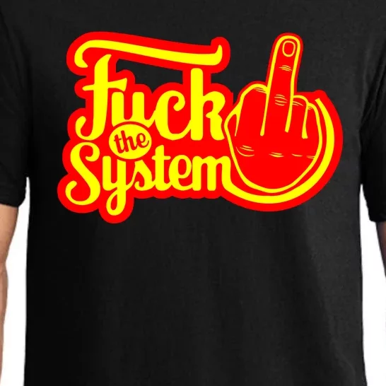 Fuck The System Pajama Set