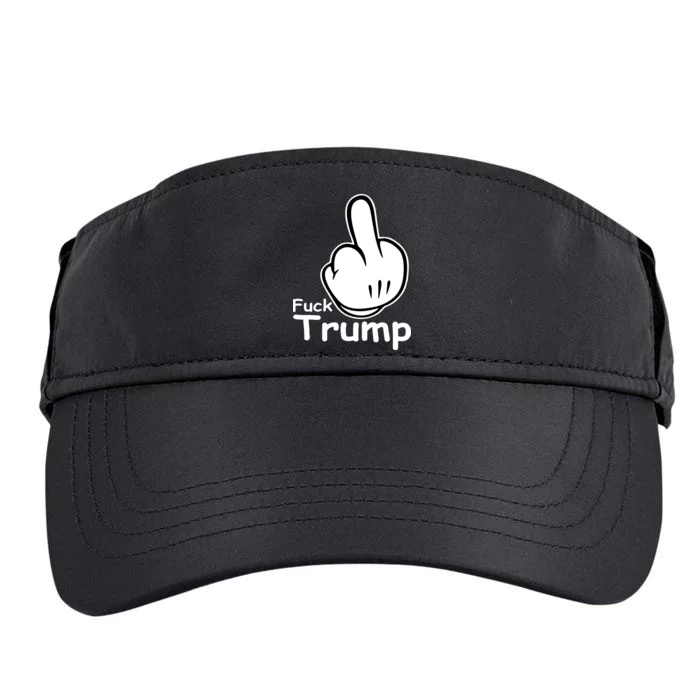 Fuck Trump Cartoon Middle Finger Resist Anti Trump Adult Drive Performance Visor