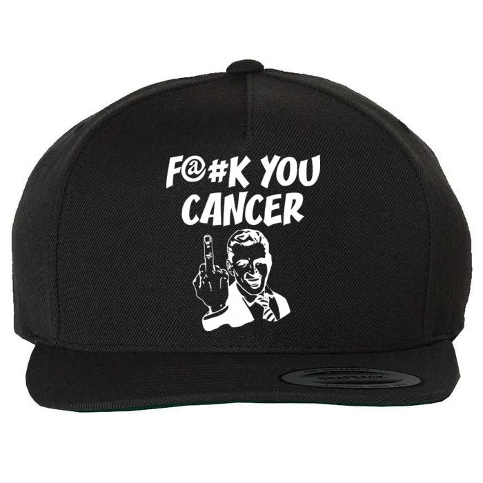 Fuck You Cancer Wool Snapback Cap