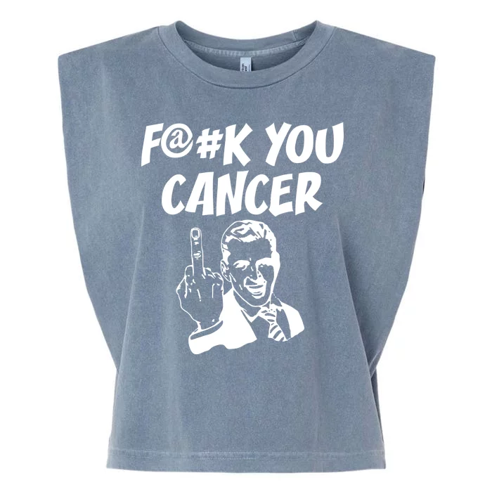 Fuck You Cancer Garment-Dyed Women's Muscle Tee