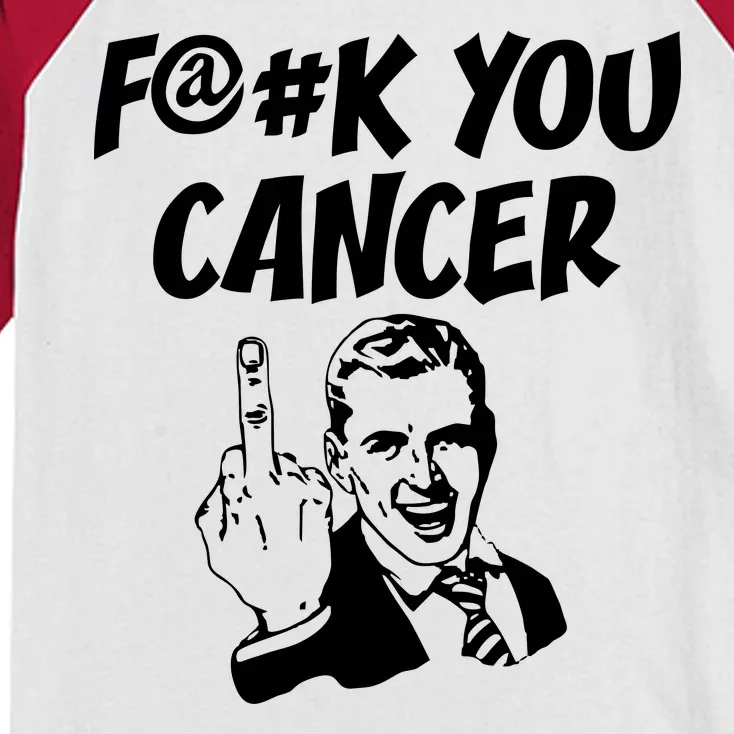 Fuck You Cancer Kids Colorblock Raglan Jersey