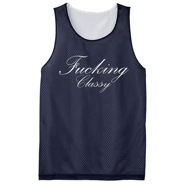 Fucking Classy Mesh Reversible Basketball Jersey Tank