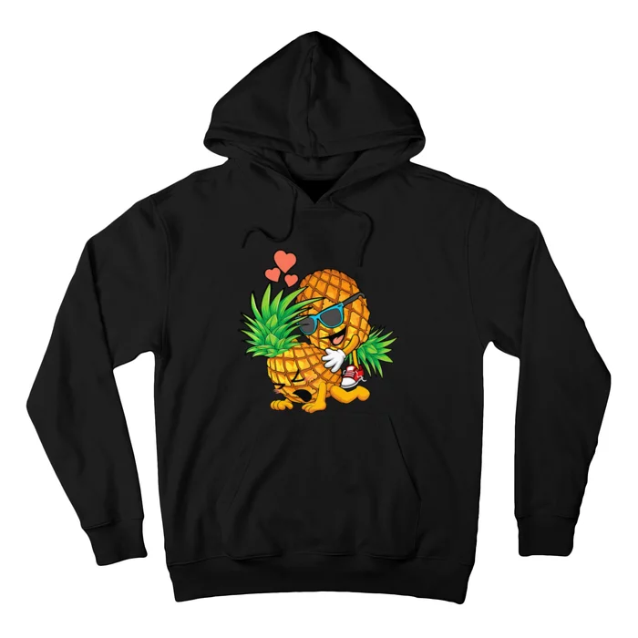 Funny Upside Down Pineapple Swinger Gift For Hoodie