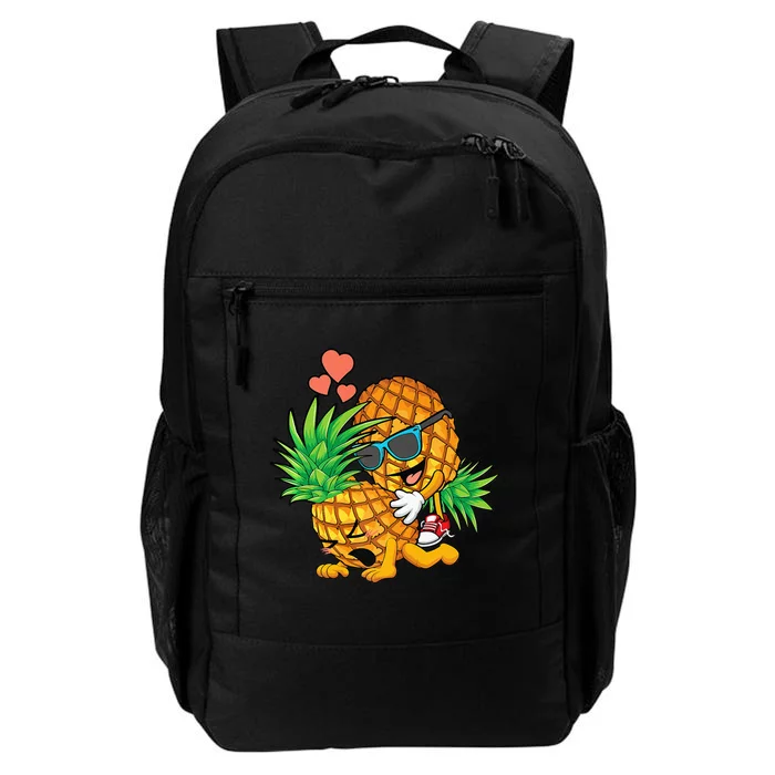 Funny Upside Down Pineapple Swinger Gift For Daily Commute Backpack