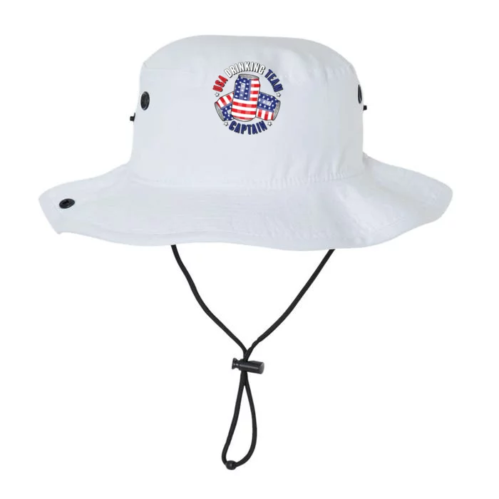 Funny USA Drinking Team Captain American Beer Cans Legacy Cool Fit Booney Bucket Hat