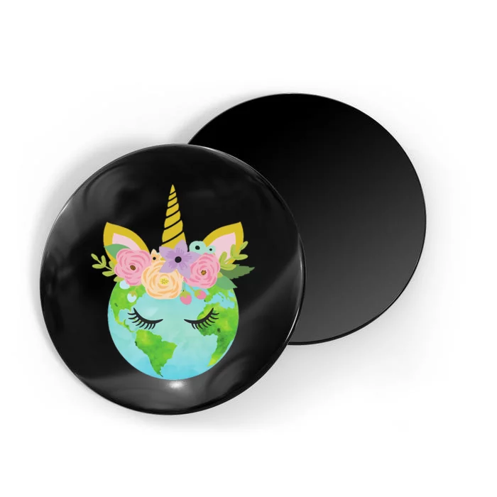 Floral Unicorn Earth Day Magnet