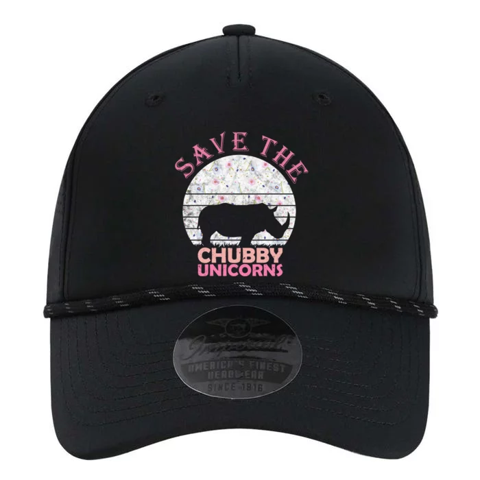 Funny Unicorn Funny Gift For Girls Save The Chubby Unicorns Cool Gift Performance The Dyno Cap