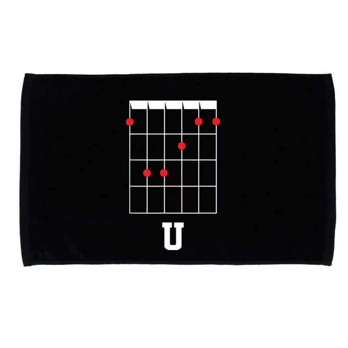 F U Funny Guitar Chord For Guitarists Microfiber Hand Towel